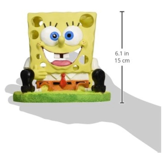 Penn-Plax 6" Spongebob with Sw Accessory - Picture 2 of 6